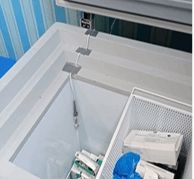cold storage with glikol